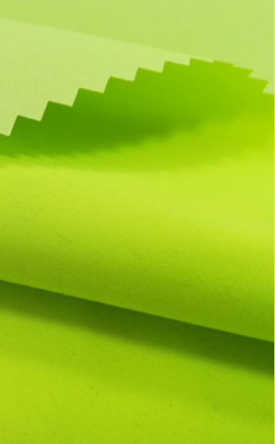 JS-DGAI  斜紋磨毛桃皮絨PU白  戶外防水塗層布料 沖鋒衣棉服裝面料 細節-4